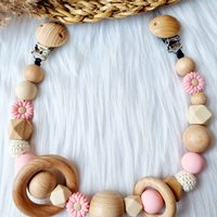 Carriage tensioner Daisy baby pink