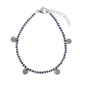Anklet silver coins