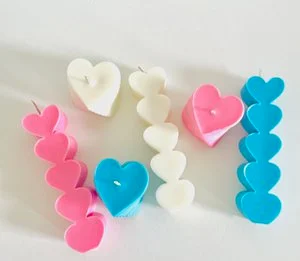 Sweet Hearts Kerzenkollektion klein