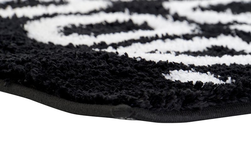 MICROFIBER TÆPPE 50X80 1450 GSM SORT TB181597