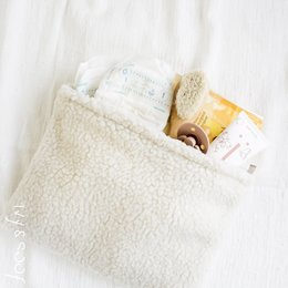 Astuccio Teddy | bianco sporco | Custodia portaoggetti | Borsa per pannolini | borsa da toilette
