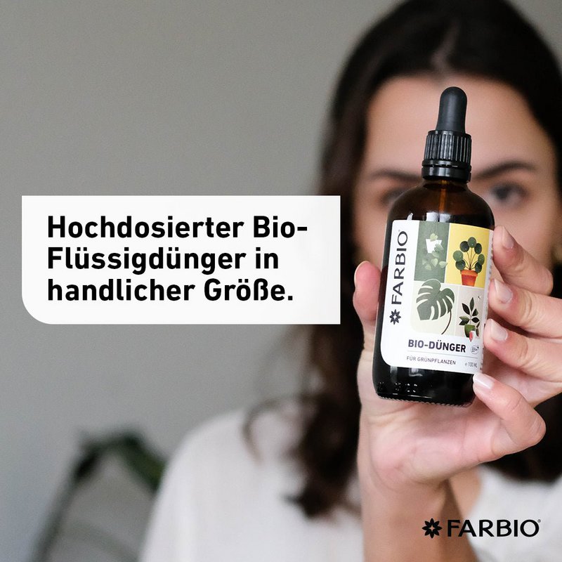 FARBIO® organisk flydende gødning til grønne planter | Vigtige næringsstoffer til dine planter