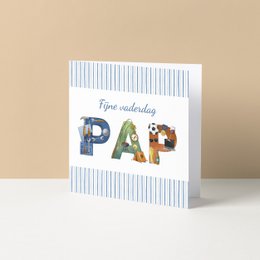  A whimsical Father's Day card featuring a moon and a heart-shaped cloud, with the text "I love you to the moon and back".