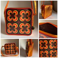 Shoulderbag square Retro circles