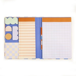 Inkerie-Notizblock mit Haftnotizen-Set und Stift