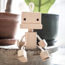 Roro Das hölzerne Roboterspielzeug