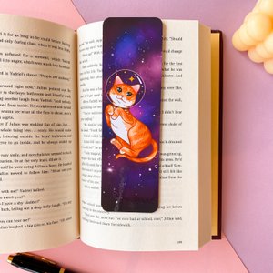 Catstronaut Laminiertes Lesezeichen