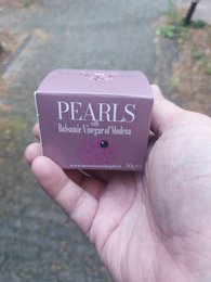  Balsamic pearls, 50 grams, a unique vinegar product with a distinctive flavor and texture.