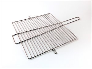 Grillrooster voor fidibus en ferrum, 42 x 40 cm, roestvrij staal