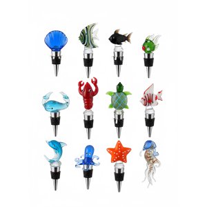 Kroonkurken met zeethema - set van 12