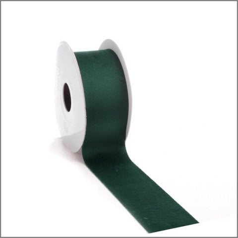 Lint - Velvet - 40mm x 5m - Dark Green