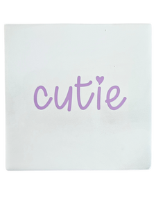 Tegeltje | Cutie
