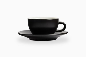 TASSE UND UNTERTASSE 260 CC MATT SCHWARZ TULIPANO