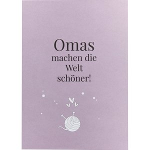 Postcard - Grandmas make the world more beautiful