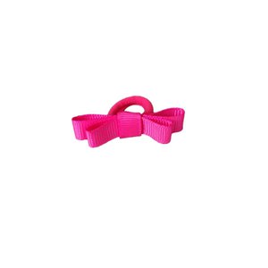 Haargummischleife Alessia fuchsia