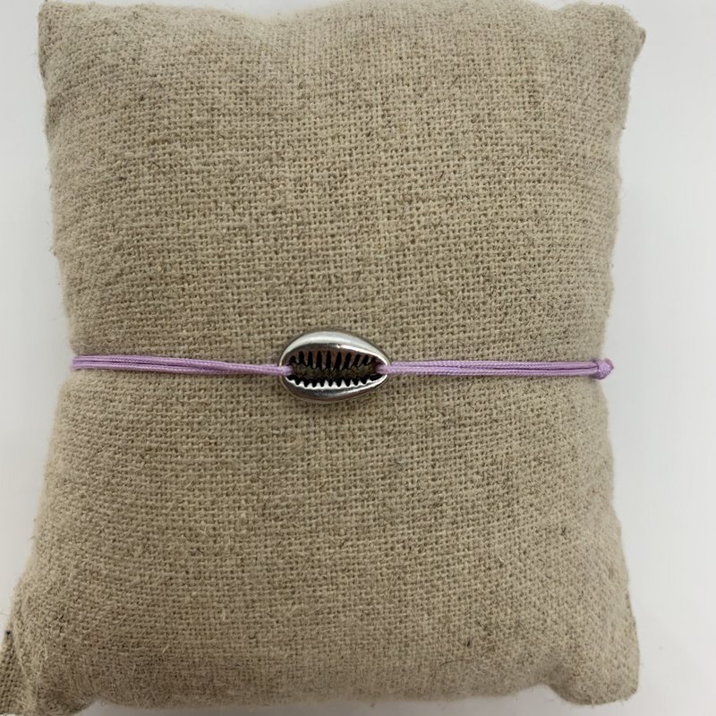 Lille Silver Shell armbånd