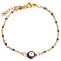 Armband greek eye purple