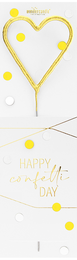 Confetti gold Sortiment 144 Wondercandle® classic