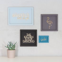 BEST OPA frame card wood lettering magnet