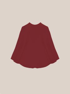 Whispered Burgundy Occasion Cape