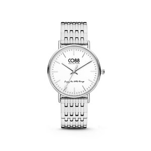 CO88 Watch Stainless Steel Strap / White