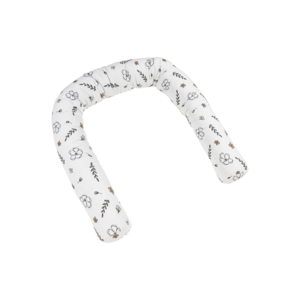 Nestchenschlange Bio -Floral mit mehrfarbigem, organisch gewebten Multikolen 180 cm