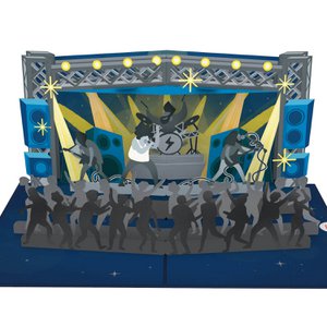 Festival pop-up card