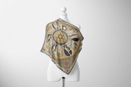 Pañuelo de seda 100% de los dioses del Olimpo (2 colores)