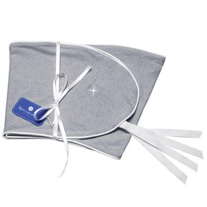 Grauer Stillkissenbezug