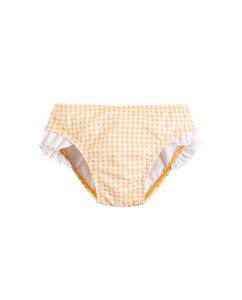 Vichykaro-Badeanzug für Babymädchen mit Rückendesign I37-23302102