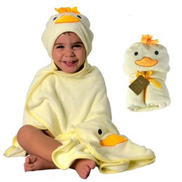  Soft, plush baby hooded towel in a cute chick design. Made of high-quality materials for comfort and durability. Ideal for bath time or as a cozy wrap.