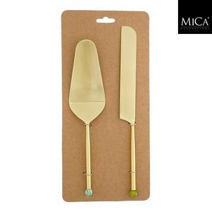 Liv cake Cutlery Gold 2 pieces