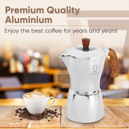 Moka-Kanne aus Aluminium, 300 ml