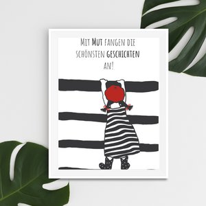 De mooiste verhalen beginnen met moed - poster 5 set