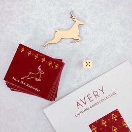 Avery 4-i-1 familiejulespil