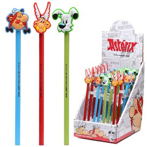 Asterix, Obelix & Idefix Pencil with PVC Topper