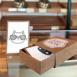 DIY Mini Art – Katzen (4 Stück)