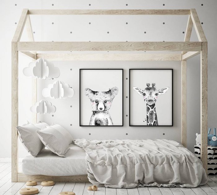 Giraffe Kinderkamerposter