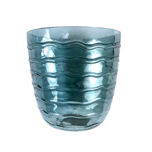 Tealightholder Ocean Petrol, set of 4