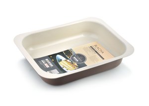 DELICAAT Bakje met reliëf 29x22cm NON-STICK CAFE CREME COOKIES