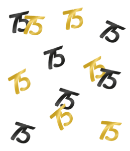 Classy party table confetti - 75