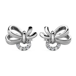 Boucles d'oreilles Posie - Argenté et Cristal
