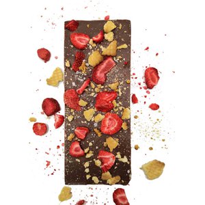 Ritonka Gourmet Selection Milk Chocolate; Strawberry, salt, caramel, shortbread biscuits 130g