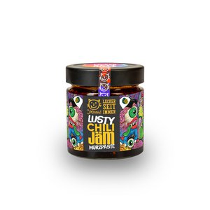 Biologische Lusty Chili Jäm kruidenpasta vegan 180g