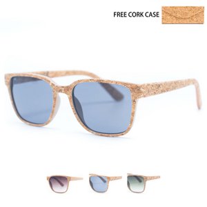 Cork UV protection men eyewear sunglasses (Including case L-500) L-857