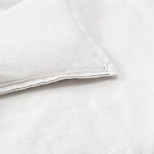 Dekbedovertrek 100% Linnen pure white 240x220/260cm