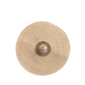 The Let's Groove Wall Lamp - Natural Brass - M