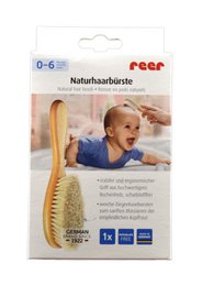 Medium baby hår børste naturlig linje