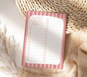 Notitieblok | A6 | Moms todo list