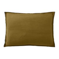 PILLOWCASE 50X70CM 100% WASHED LINEN MOCHA
